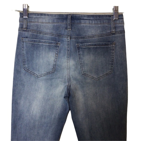 Hippie Laundry Mid Rise Skinny Embellished Jeans Size 28 - Picture 4 of 6